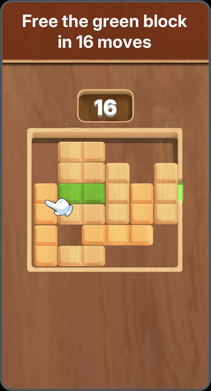 Wood Block Puzzle playable screenshot