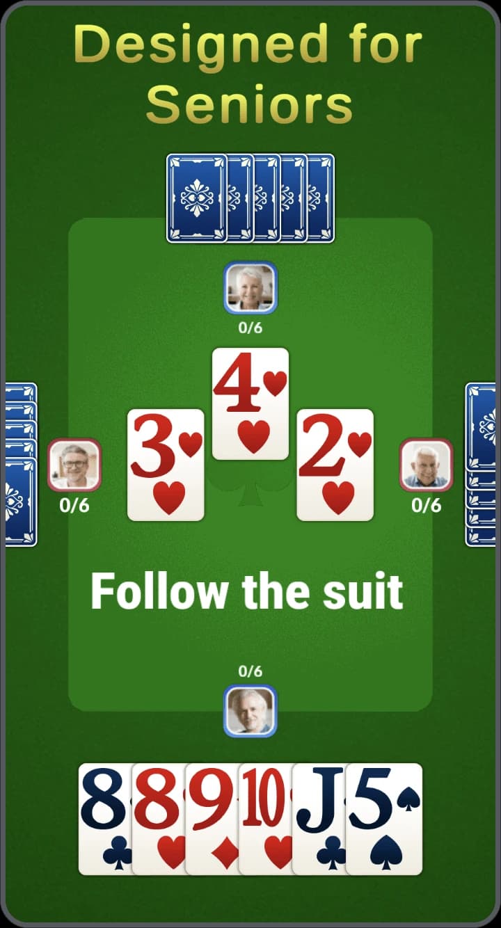 Spades playable screenshot