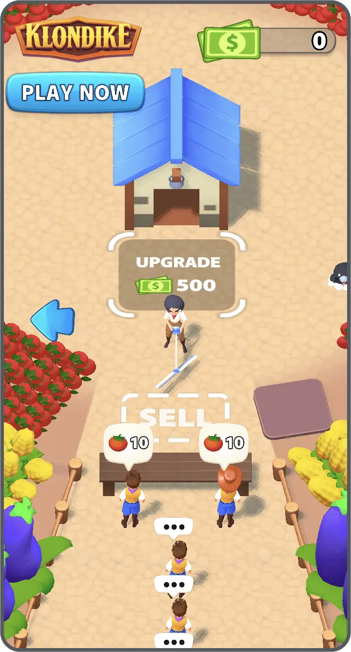 Klondike — Market playable screenshot