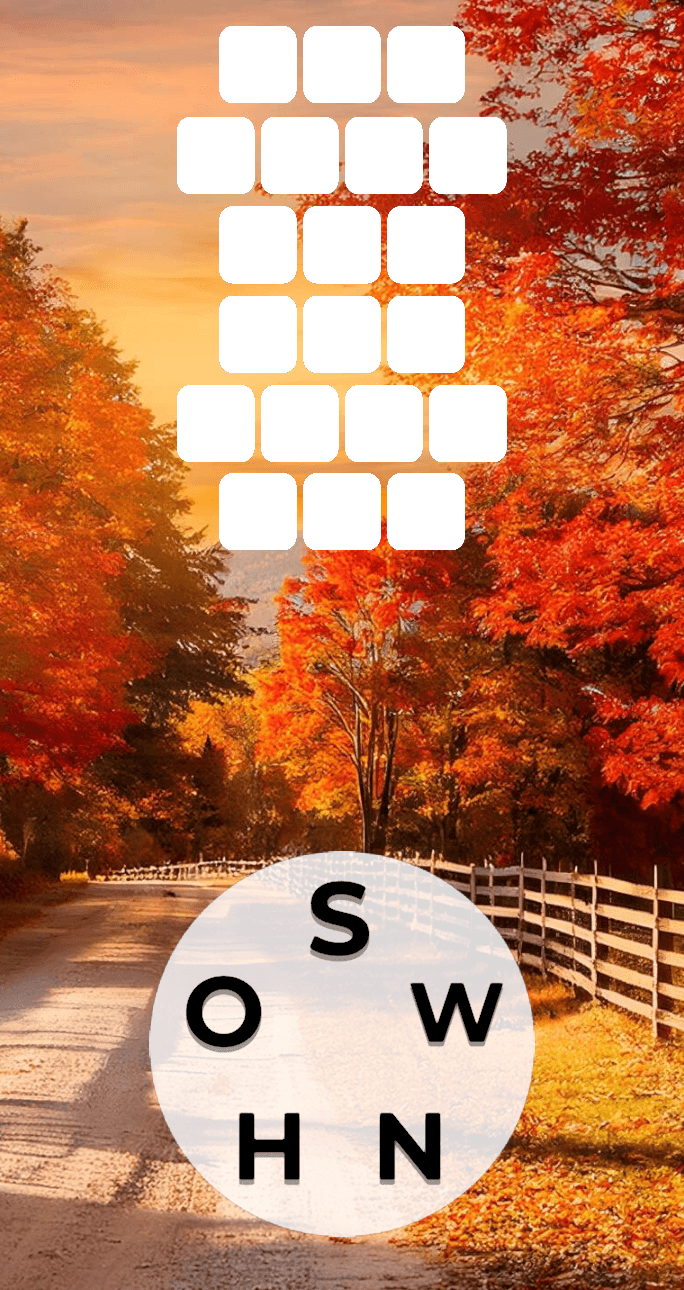 Wordscapes — Autumn playable screenshot